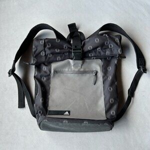 Adidas ~ Roll Top Backpack ~ Black Grey